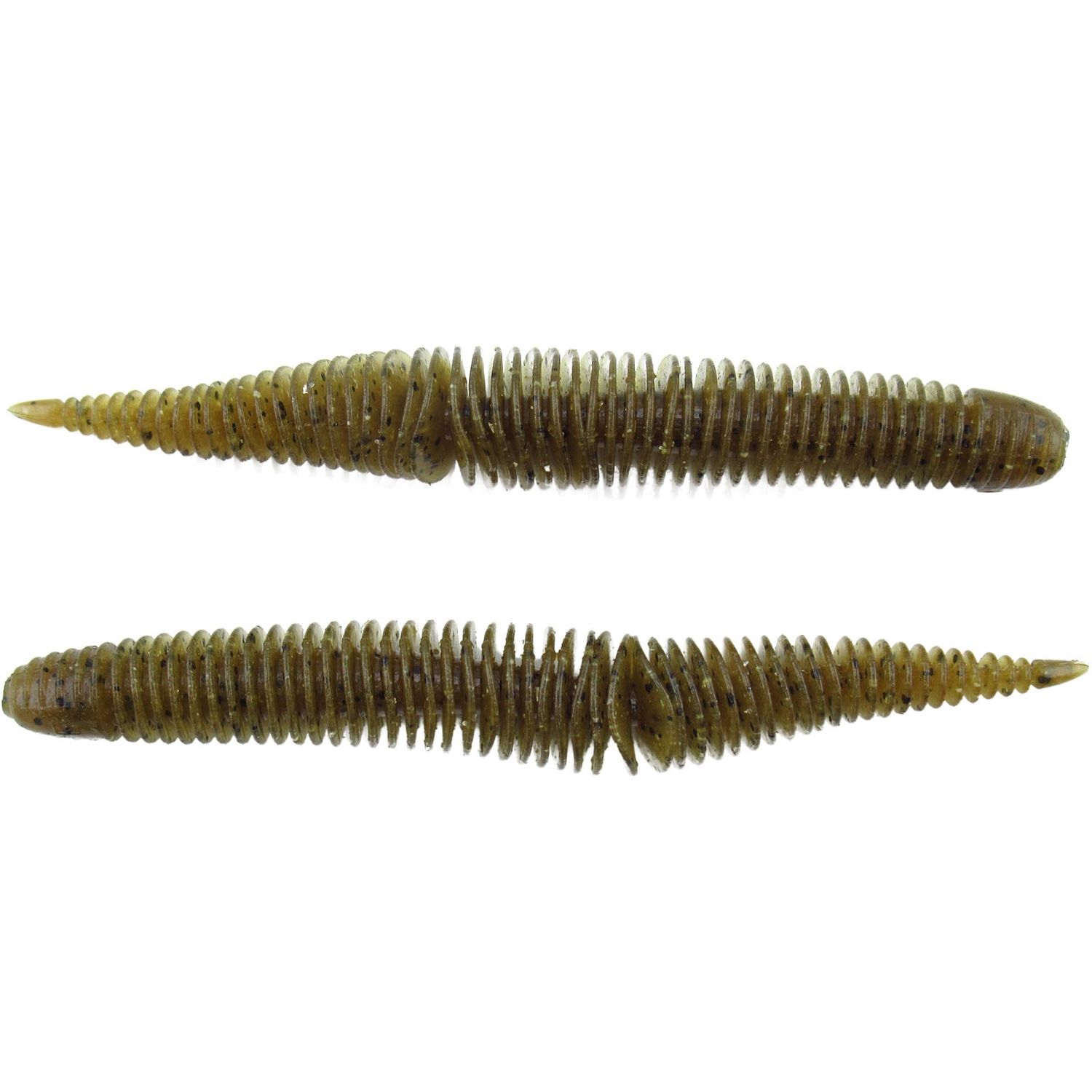 Geecrack Bellows Stick, Color: green pumpkin, Length: 5.8 in.