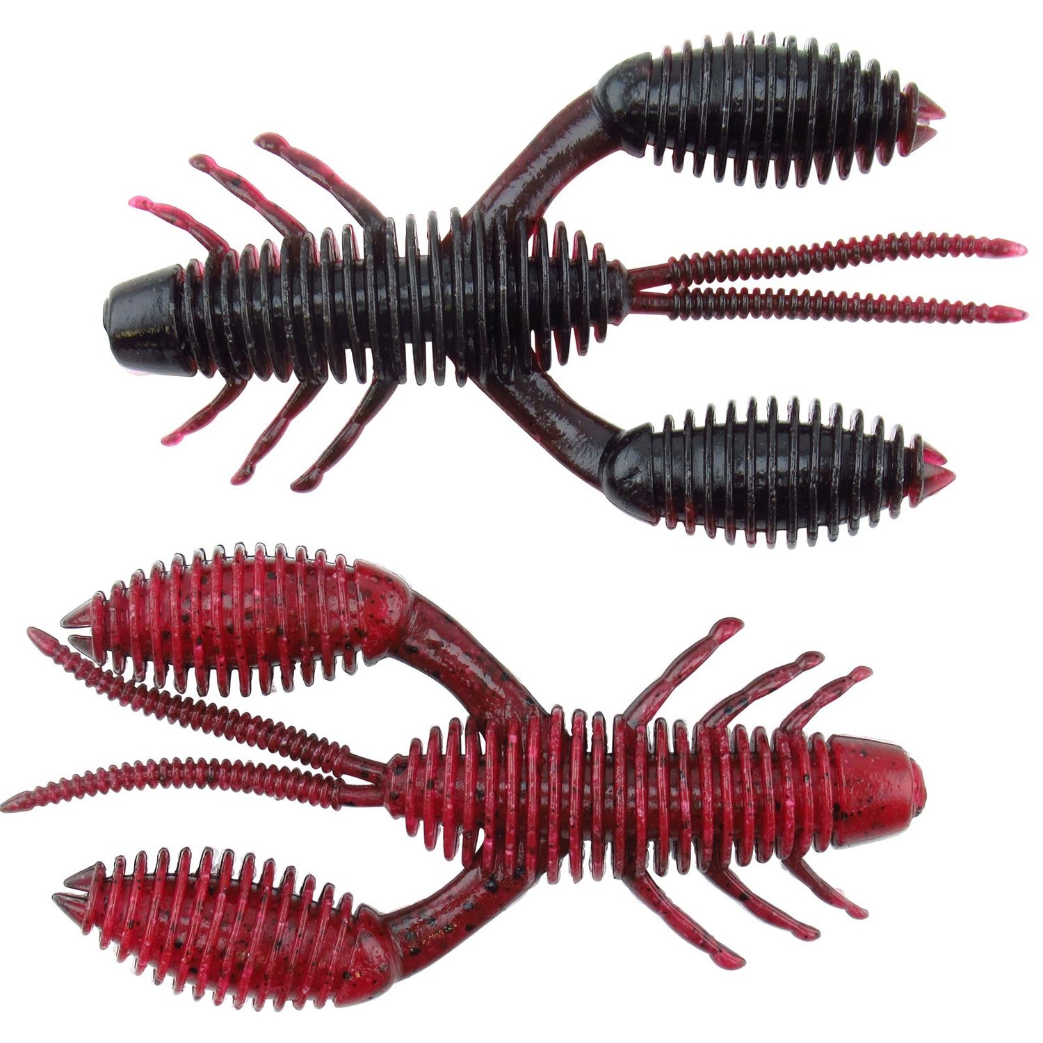 Geecrack Bellows Craw, Color: bloody craw, Length: 3.5 in.