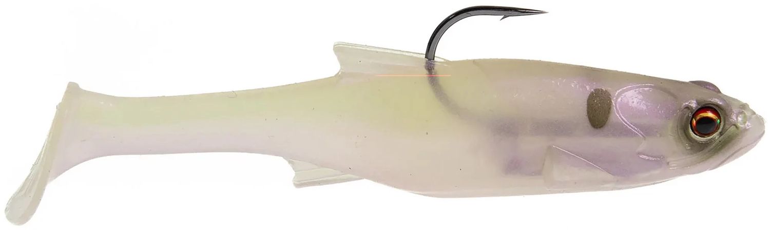 Bass Mafia Daingerous Swimbait 5", Color: Violet Albino