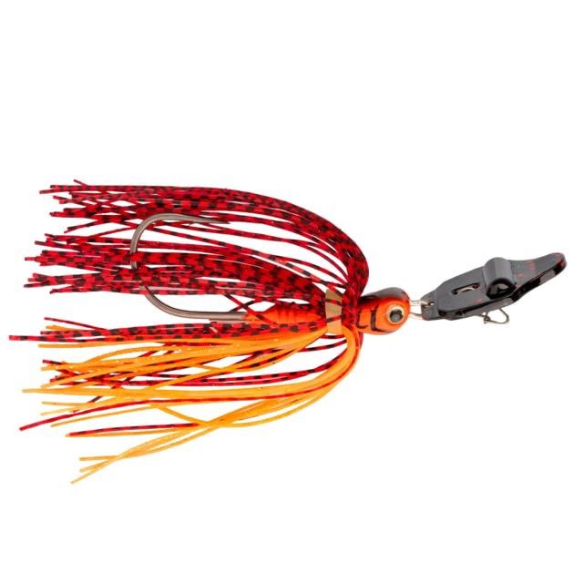 Strike King Rattling Thunder Cricket Bladed Jig, 3/8oz, 2.5in, Fire Craw 2.0, 12-36305