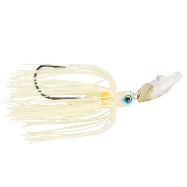 Strike King Rattling Thunder Cricket Bladed Jig, 3/8oz, 2.5in, Pro Bone, 12-36309
