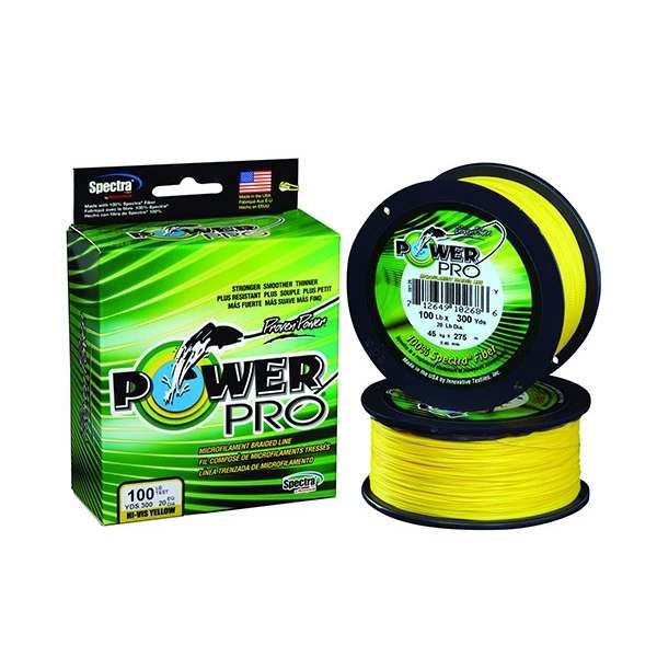 PowerPro Braided Fishing Line 20lb X 150yd Ylw [21100200150Y]