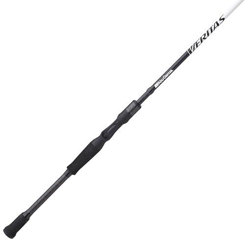 Abu Garcia 7'3" Veritas Casting Fishing Rod, 1 Piece Rod, 12-25 Lb Line Rating, Heavy Rod Power, Fast Action, 3/8-1 1/2 Oz Lure Rating