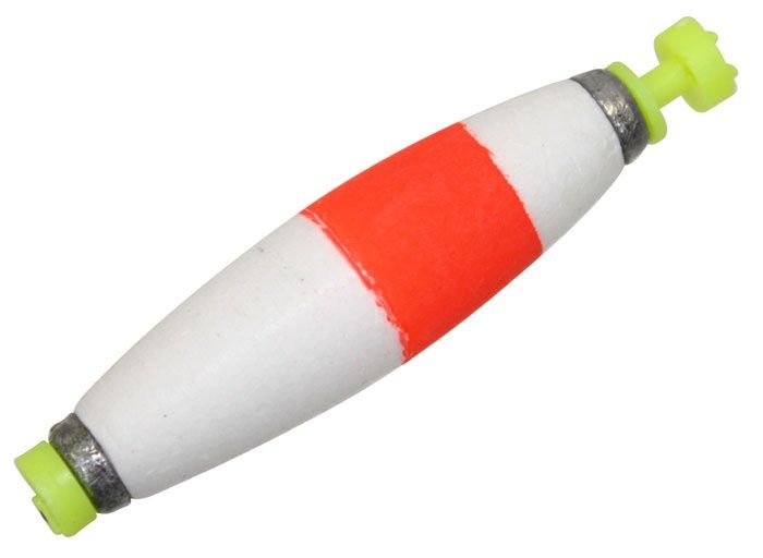 Billy Boy Bobbers Weighted Bobber Fly 2in Cigar Red/White 2Pk, MOBW-BF-2RW