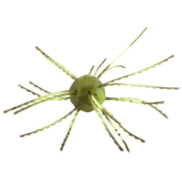 Strike King Tumbleweed Salted Softbait, 4 Pack, 3in, Summer Craw, 12-36256