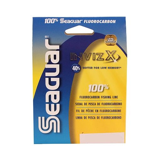 Seaguar Invizx Freshwater 100% Fluorocarbon Fishing Line 20lbs 200yds Break Strength/Length - 20VZ200