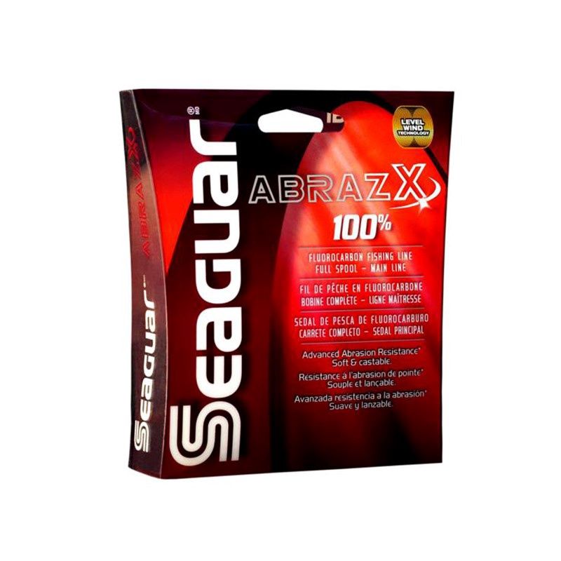 Seaguar AbrazX 100% Fluorocarbon Fishing Line 20lbs 200yds Break Strength/Length - 20AX200