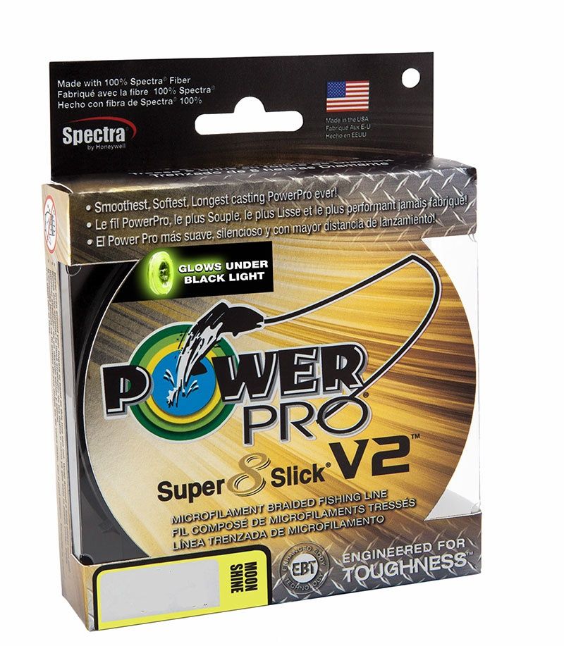 PowerPro Braided Fishing Line Ppr Ssv2 15Lb 150Yd Mnshn [31500150150L]