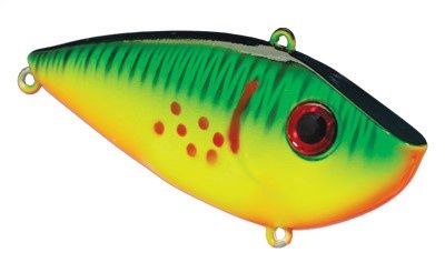 Strike King Red Eyed Shad Fishing Lure, Lipless Crankbait, Chartreuse Sexy Shad, 1/2oz, REYESD12-538, REYESD12-538