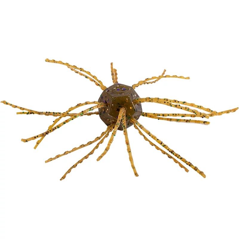 Strike King Tumbleweed Salted Softbait, 4 Pack, 3in, Smallmouth Candy, 12-36257