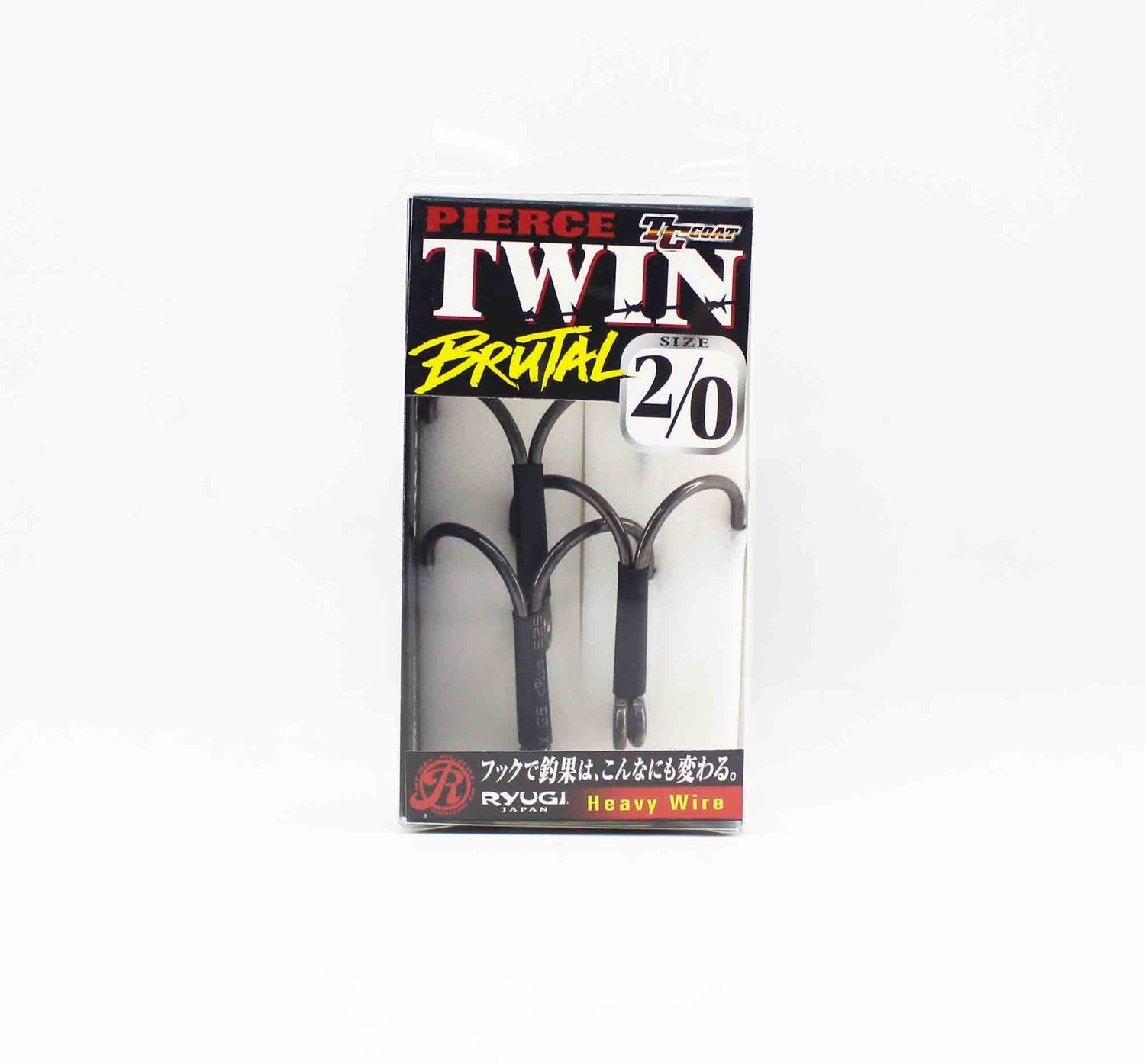 Ryugi HPT120 Pierce Twin Brutal Heavy Doppelhaken Größe 2/0 (7187)