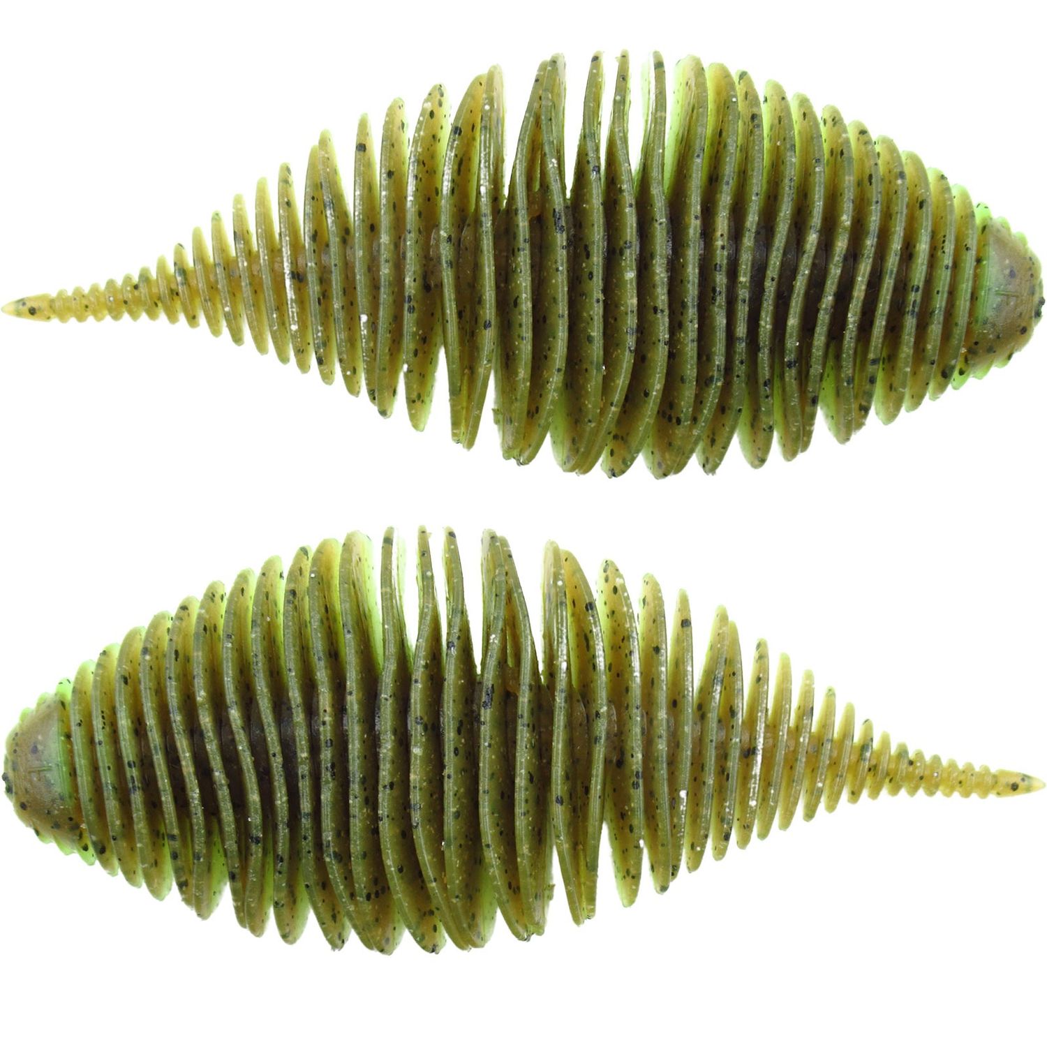 Geecrack Bellows Gill Soft Bait | Green Pumpkin; 2.8 in.