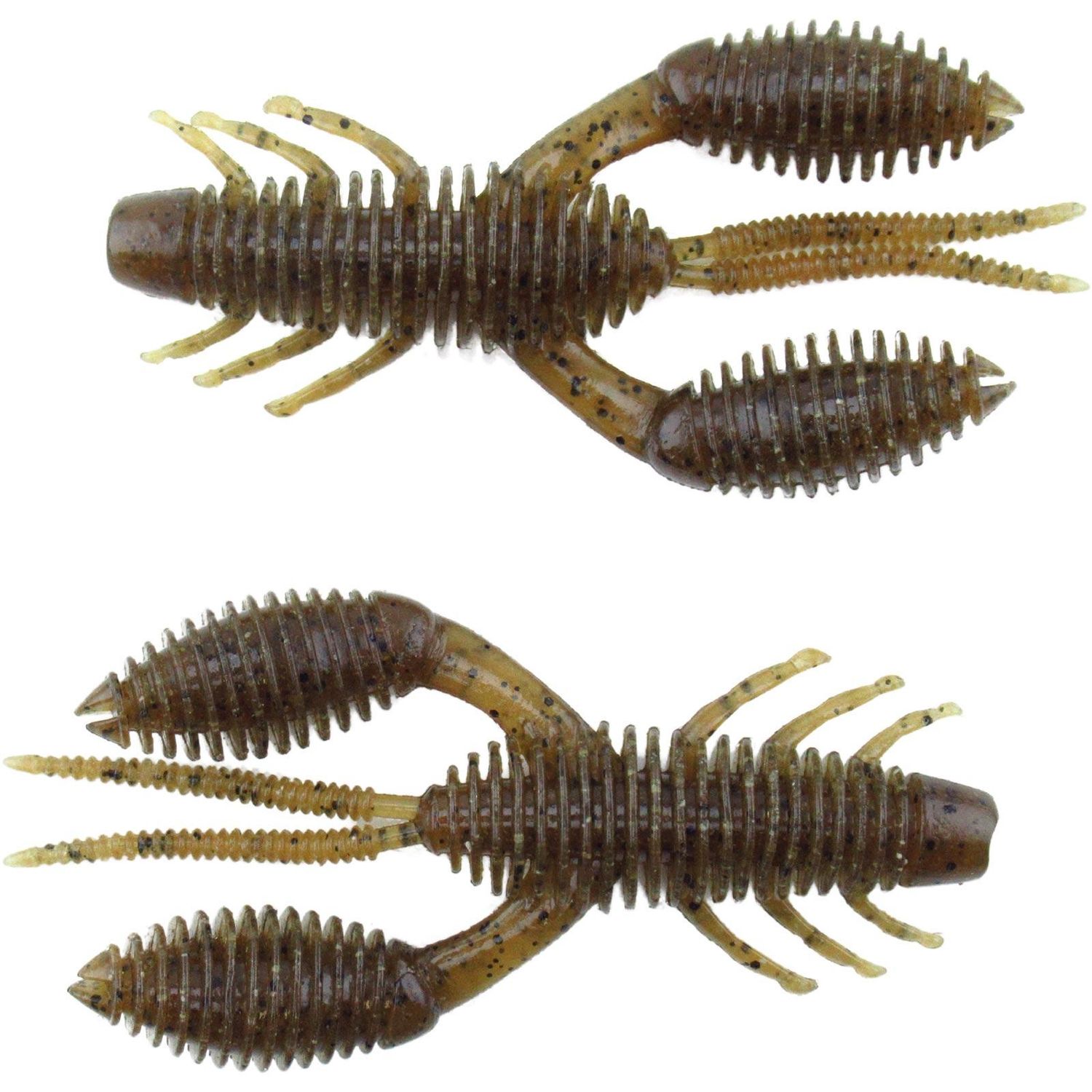 Geecrack Bellows Craw Soft Bait | Green Pumpkin; 3.5 in.