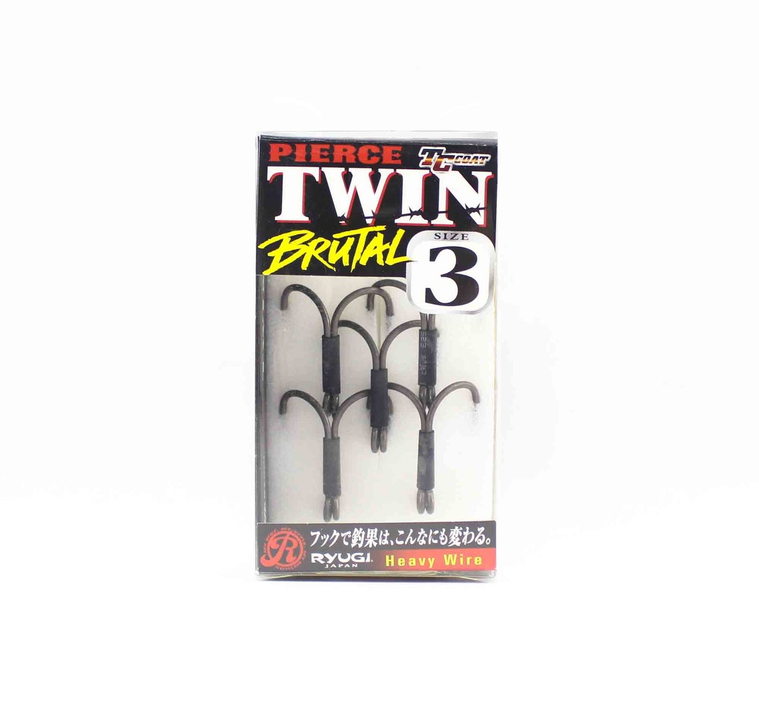 Ryugi HPT120 Pierce Twin Brutal Heavy Doppelhaken, Größe 3 (7231)