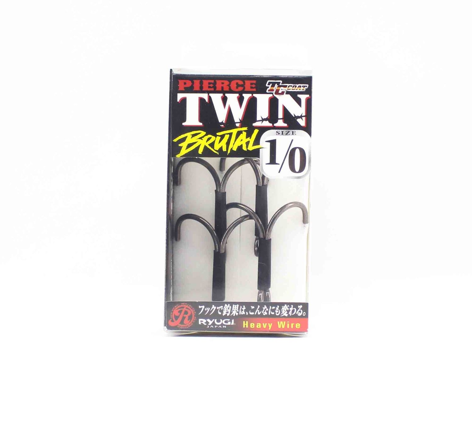 Ryugi HPT120 Pierce Twin Brutal Heavy Doppelhaken Größe 1/0 (7194)