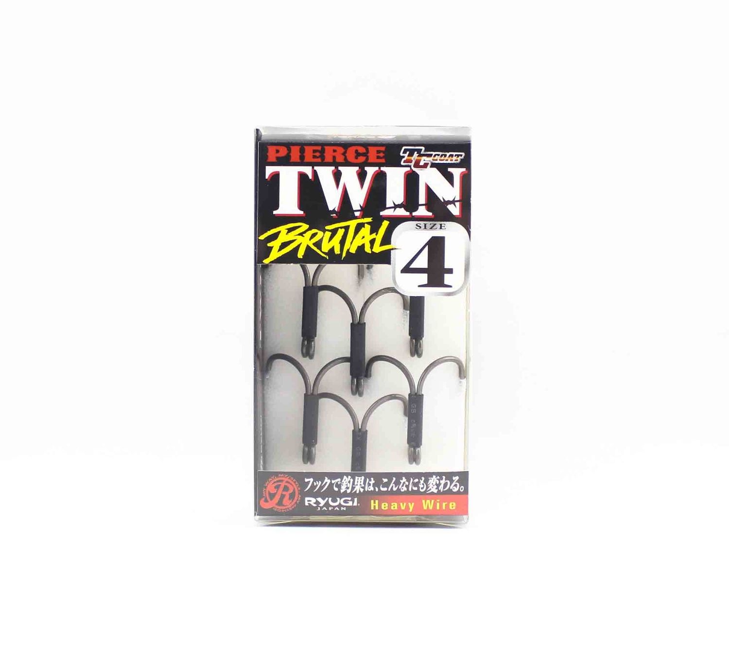 Ryugi HPT120 Pierce Twin Brutal Heavy Doppelhaken, Größe 4 (7248)