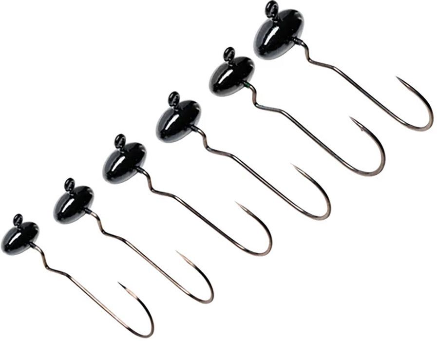 Shaky Head Football Skip Gap by SPRO Sports Professionals, Color: Black