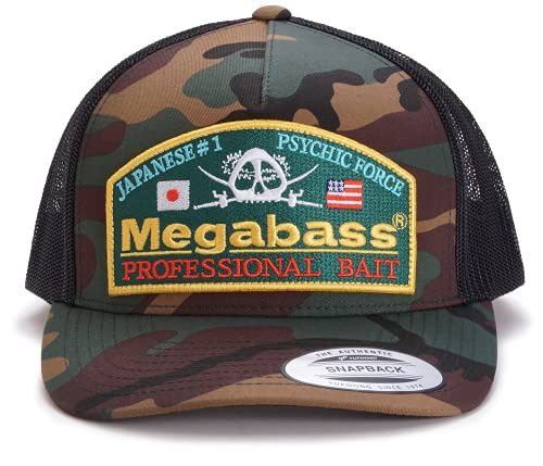 Megabass Psychic Camo Woodland Classic Trucker Hat