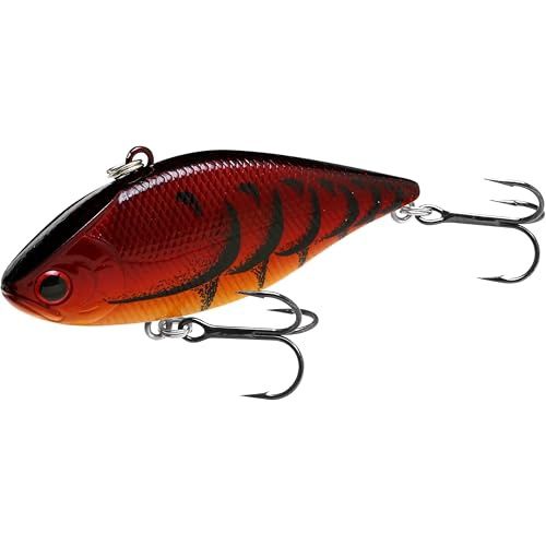 LUCKY CRAFT LV-150, 070 Spring Craw, Lipless Crankbait, Freshwater Bass Fishing Lure, 3ft-4ft Sinking Lures, Tight Vibration Long-Casting Tackle, Prem