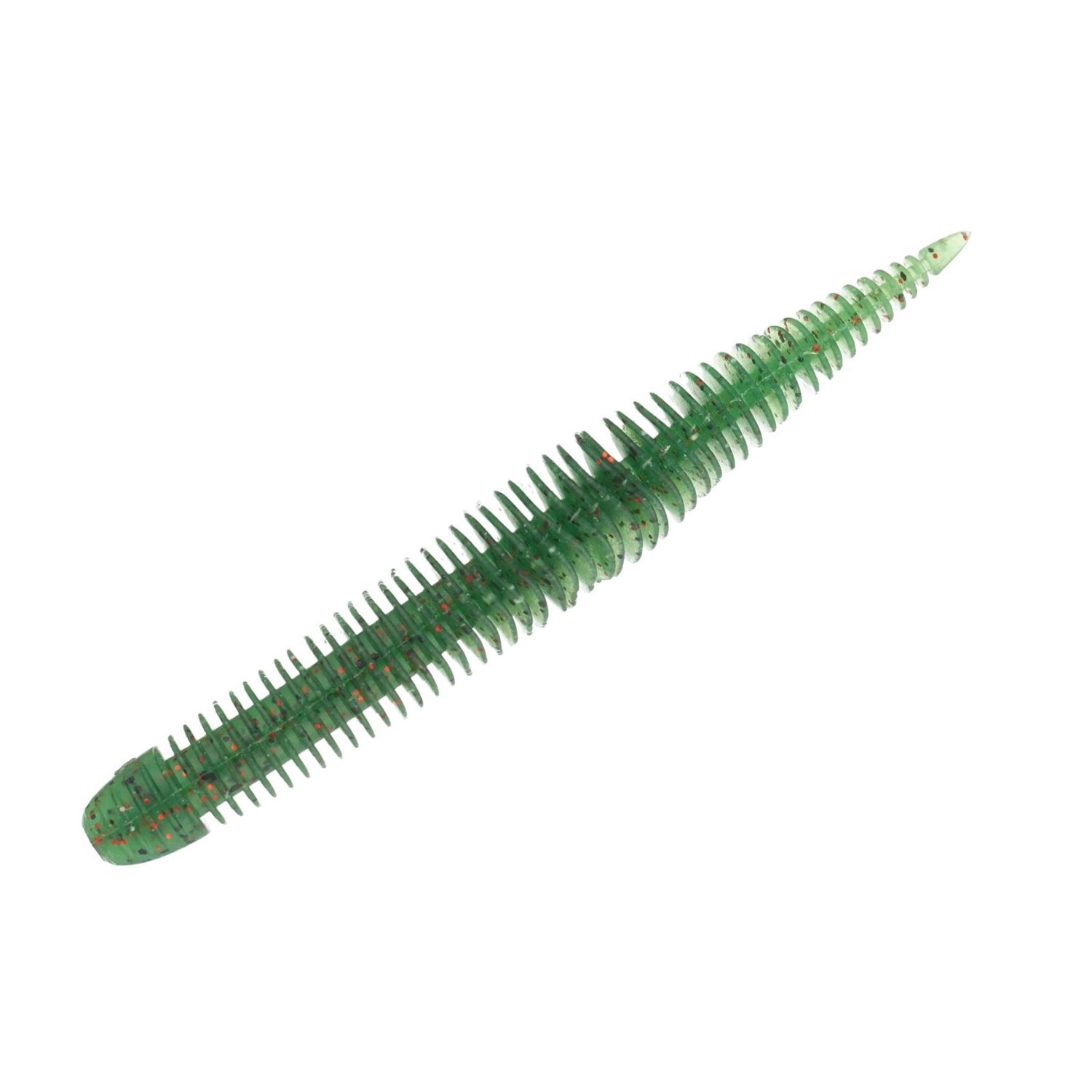 Geecrack Bellows Stick Worm Made with S.a.F Material, Color: Watermelon Red Falke, Size: 3.8