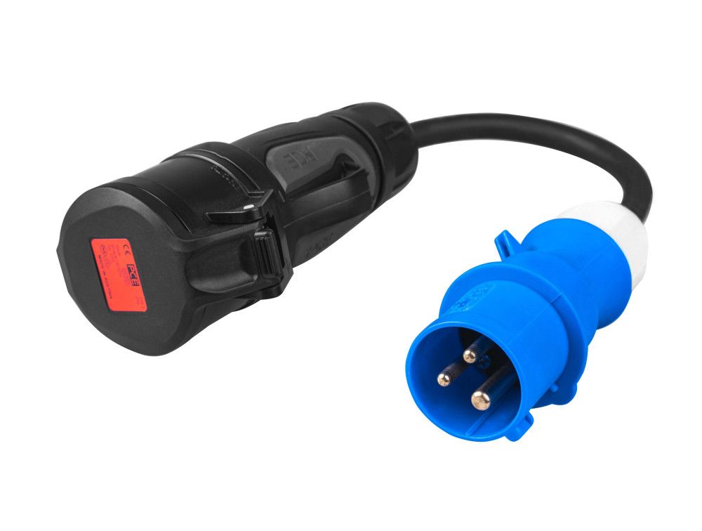 GREEN CELL Adapter / Przejściówka CEE16A5P do CEE16A3P 230V 1-faza