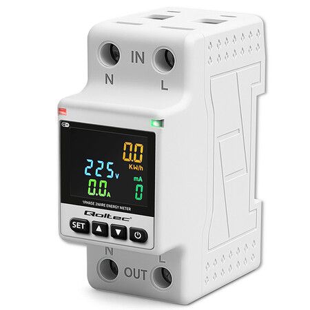 Jednofazowy elektroniczny licznik QOLTEC