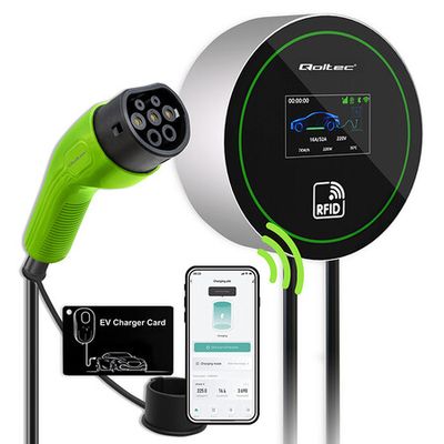QOLTEC Ładowarka wallbox 22kW / 5m