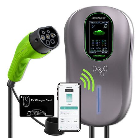 QOLTEC Ładowarka wallbox 22kW / 5m