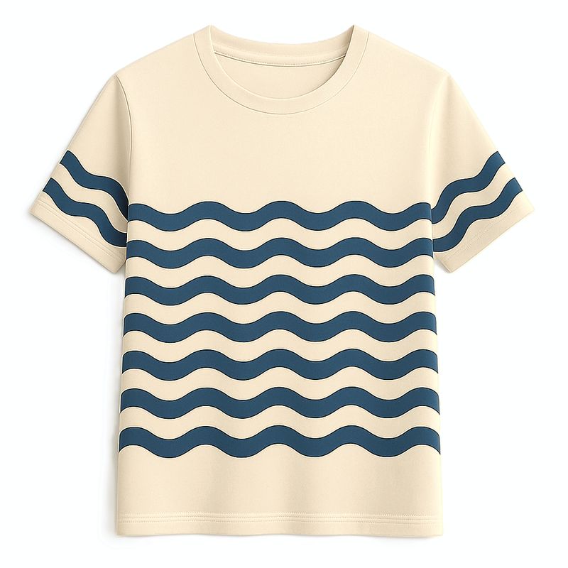 T-shirt Standard Unisexe Crème
