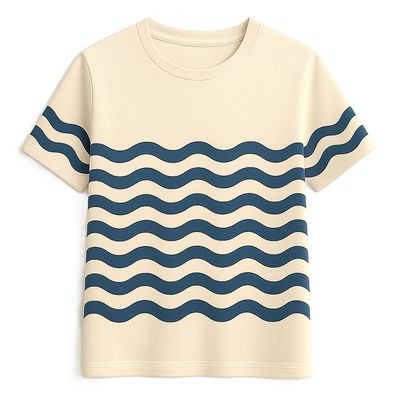 T-shirt Standard Unisexe Crème