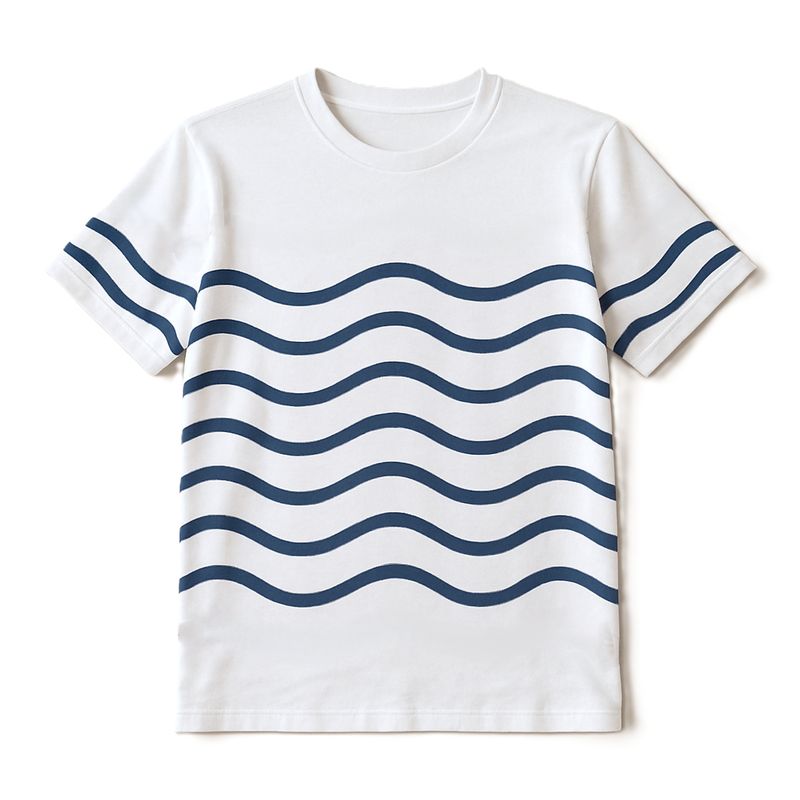 T-shirt Fine Unisexe Blanc
