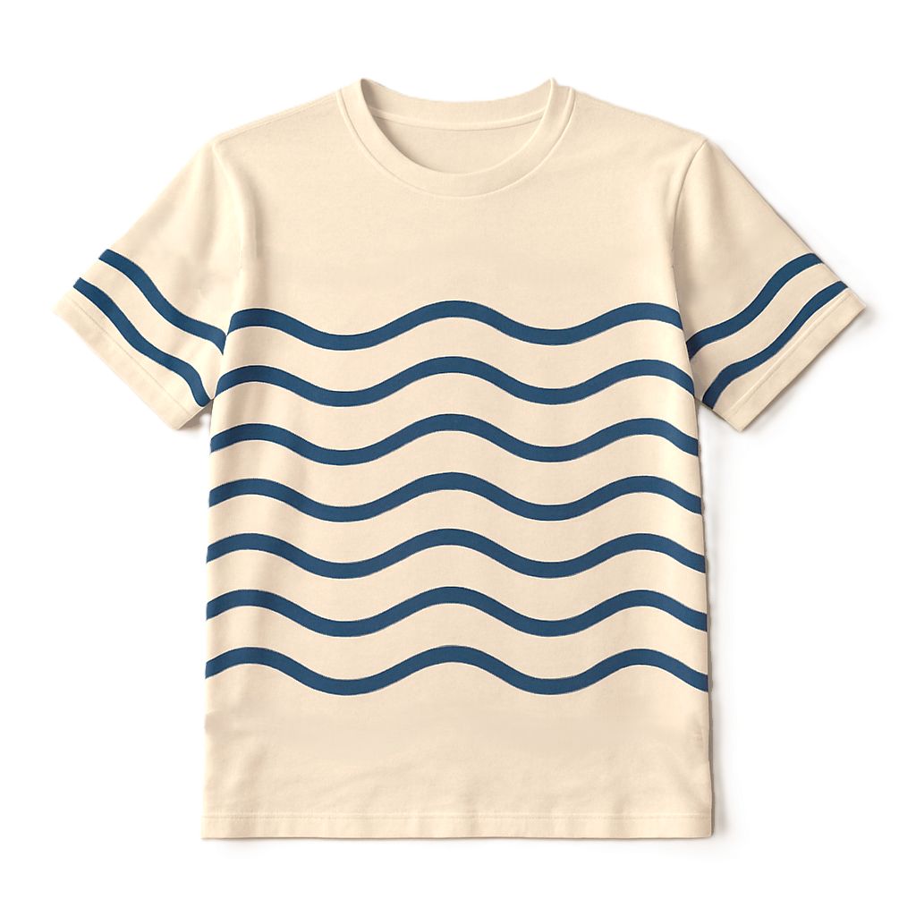 T-shirt Fine Unisexe Crème