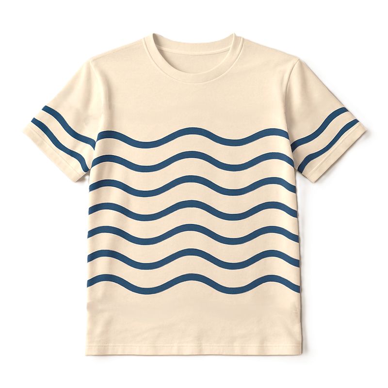 T-shirt Fine Unisexe Crème