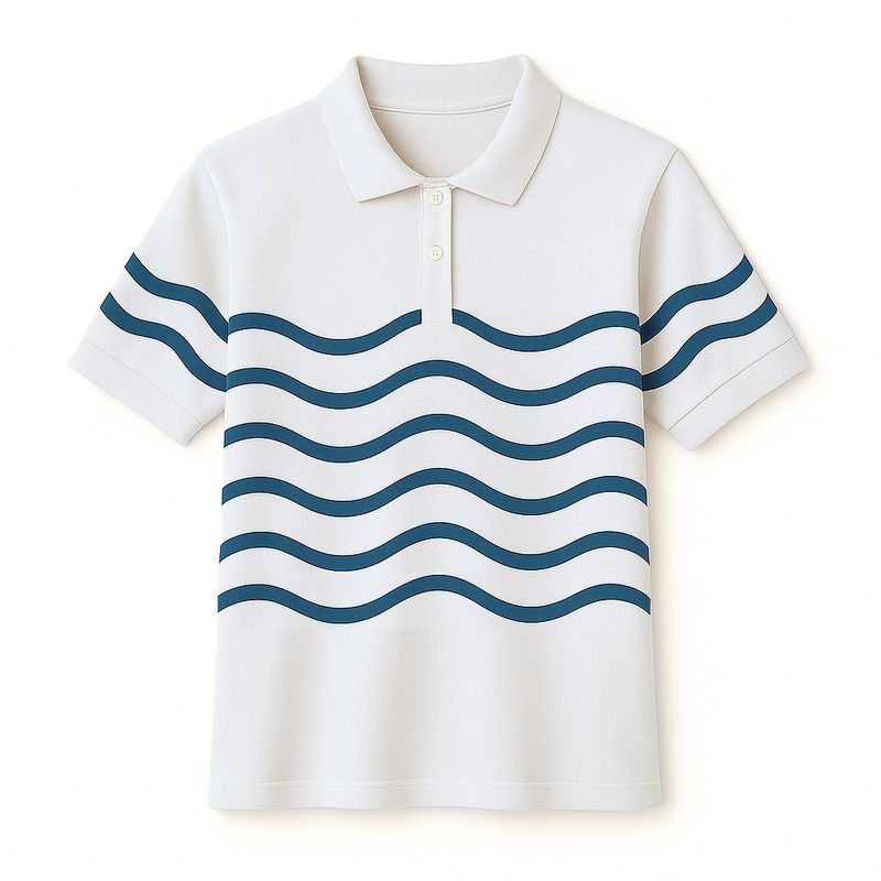 Polo Fine Unisexe Blanc
