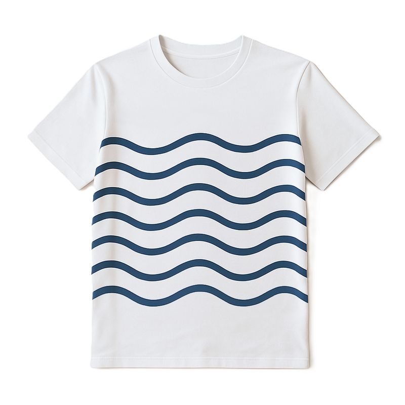 T-shirt Fine Fit Unisexe Blanc