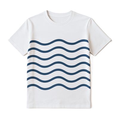 T-shirt Fine Fit Unisexe Blanc