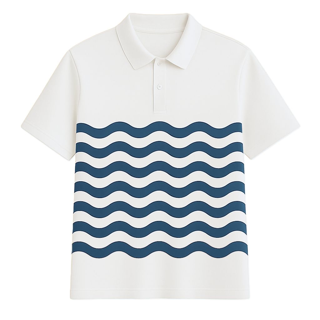 Polo Standard Fit Unisexe Blanc