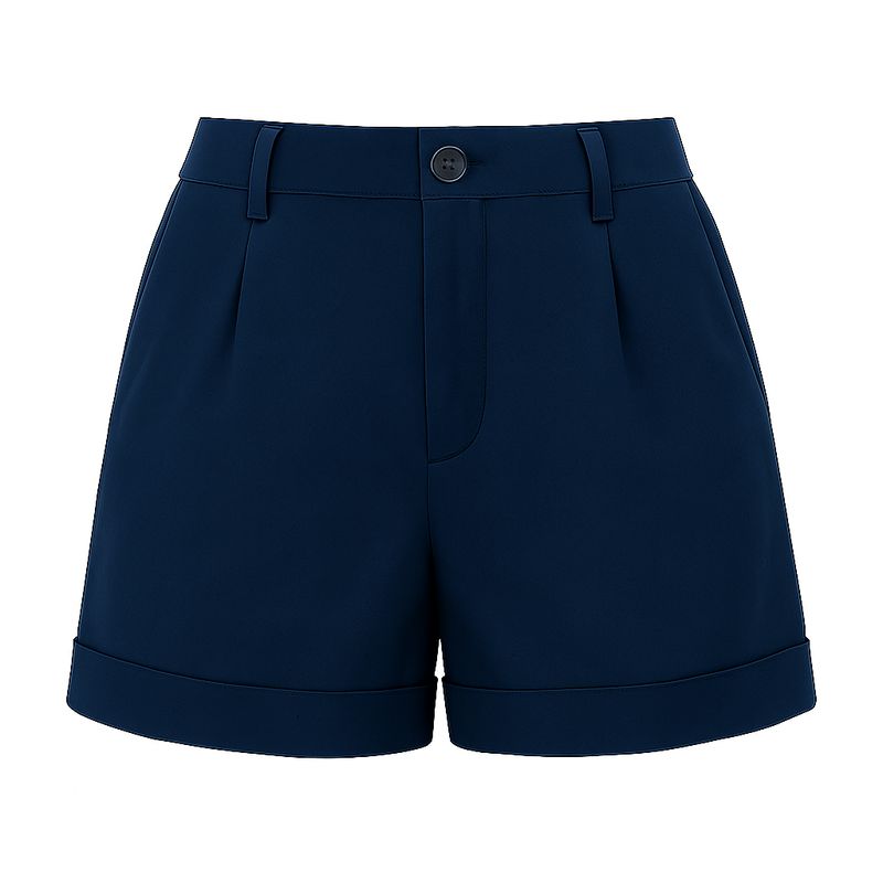 Short Standard Femme Bleu Marin