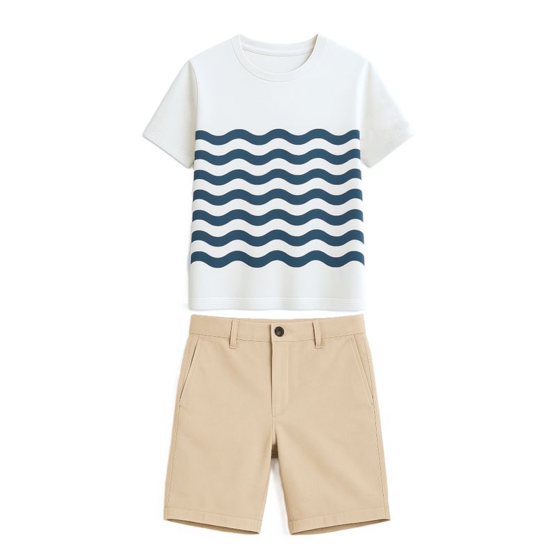 Uniforme Homme Standard Fit Blanc,beige