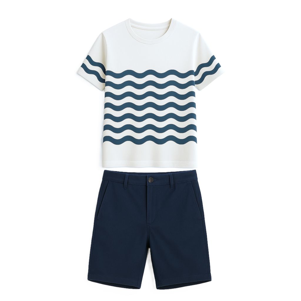 Uniforme Homme Standard Blanc,bleu