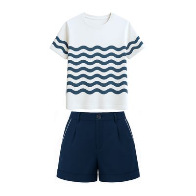 Uniforme Femme Standard Blanc,bleu