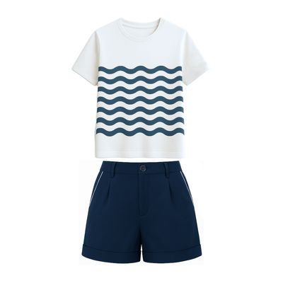 Uniforme Femme Standard Fit Blanc,bleu