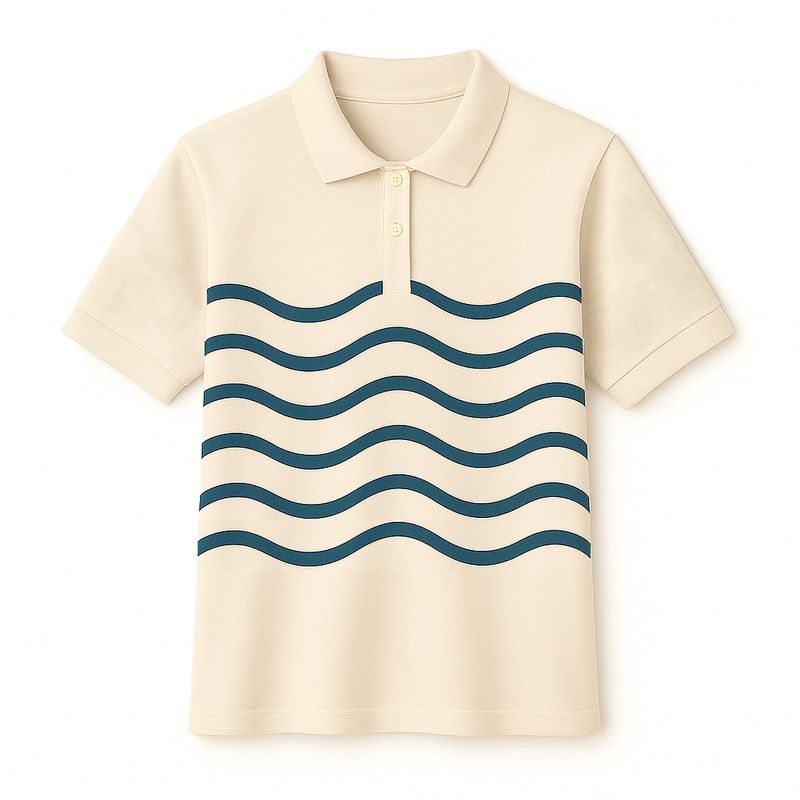 Polo Fine Fit Unisexe Crème