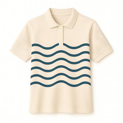 Polo Fine Fit Unisexe Crème