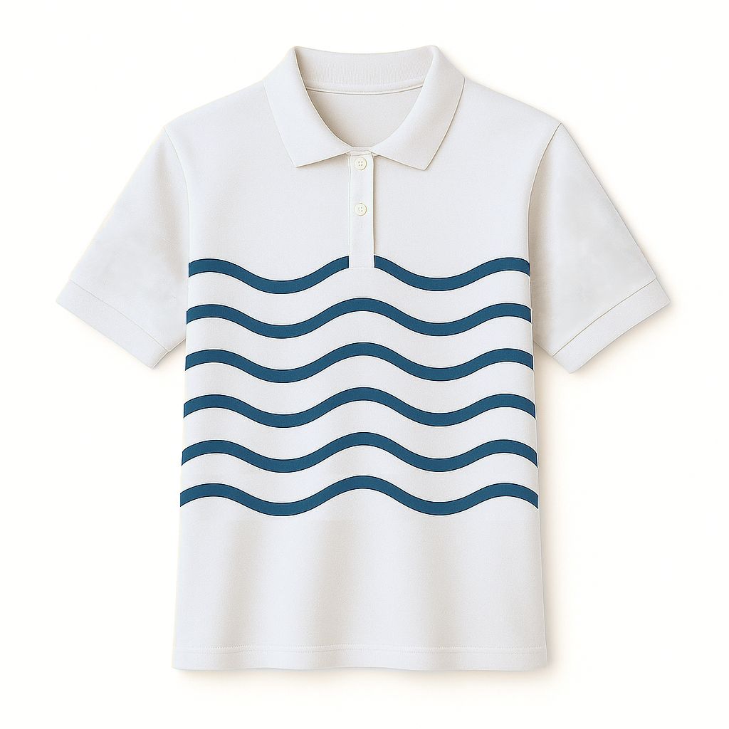 Polo Fine Fit Unisexe Blanc