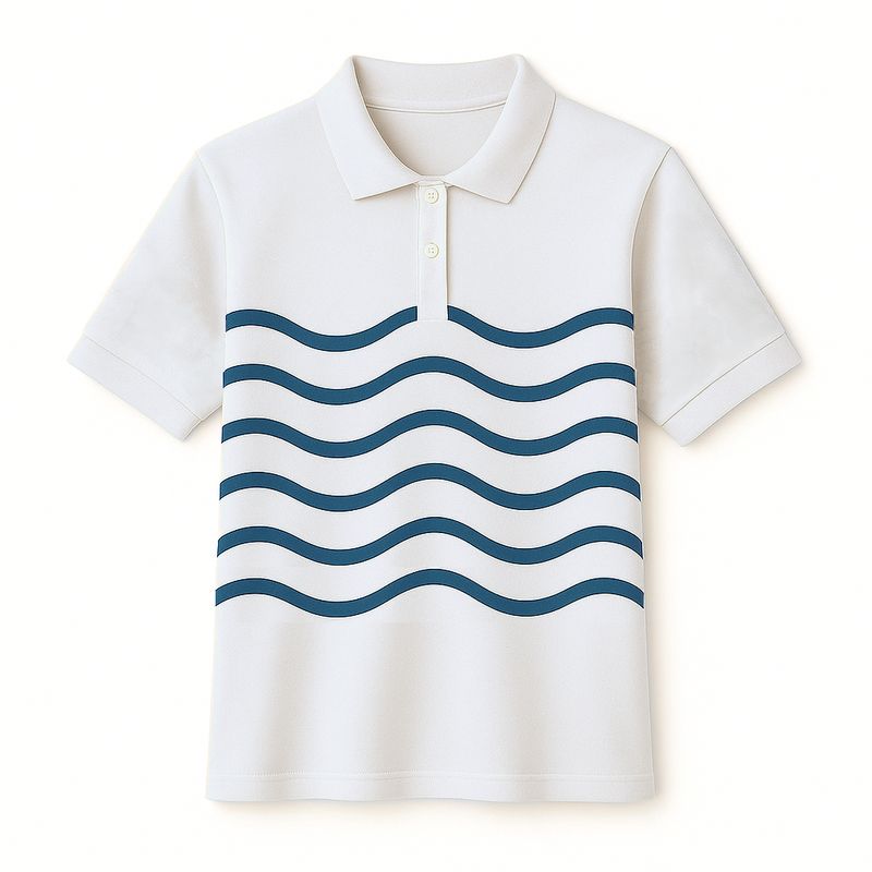 Polo Fine Fit Unisexe Blanc