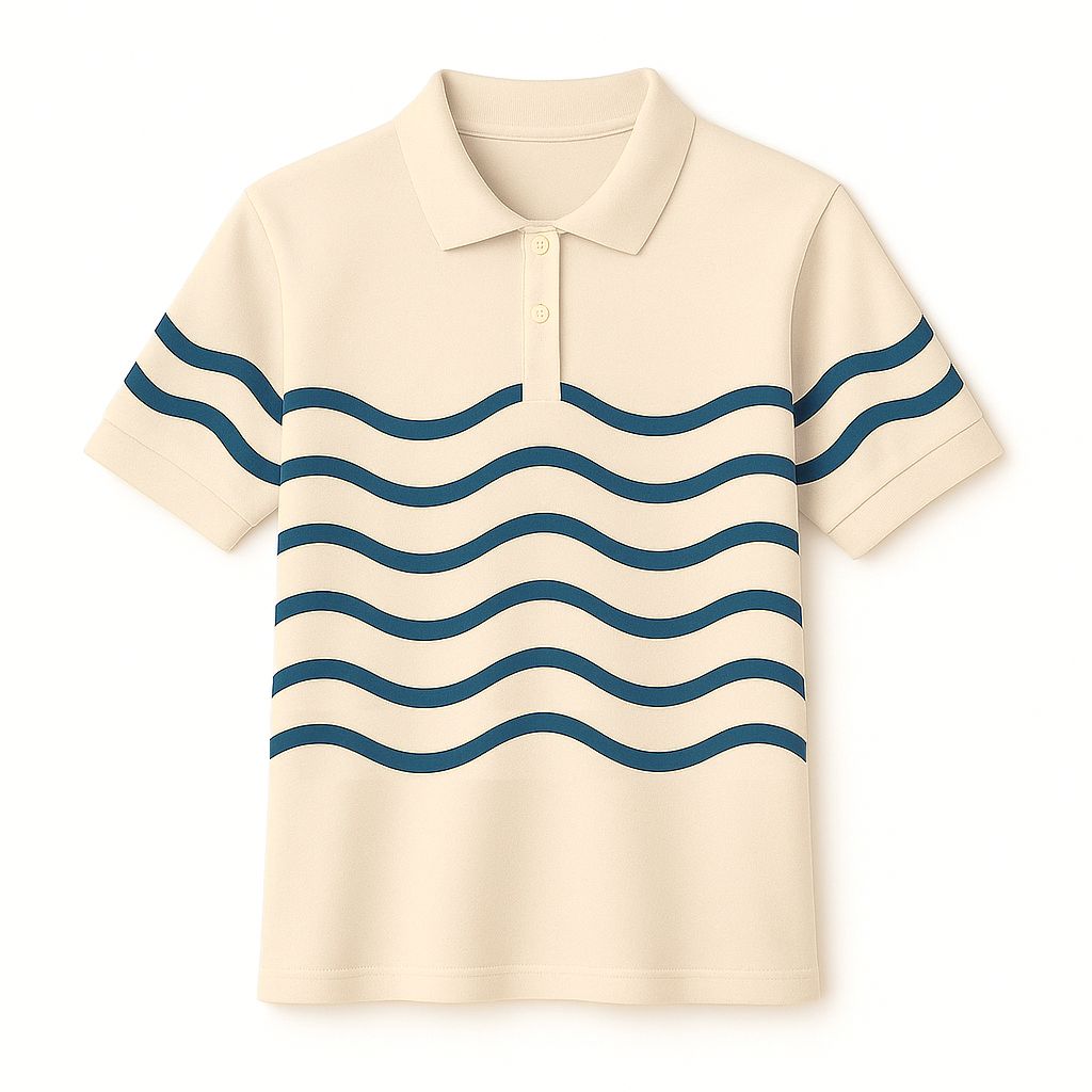 Polo Fine Unisexe Crème