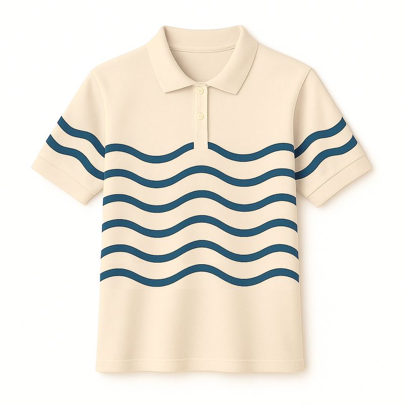 Polo Fine Unisexe Crème