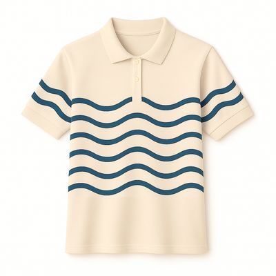 Polo Fine Unisexe Crème