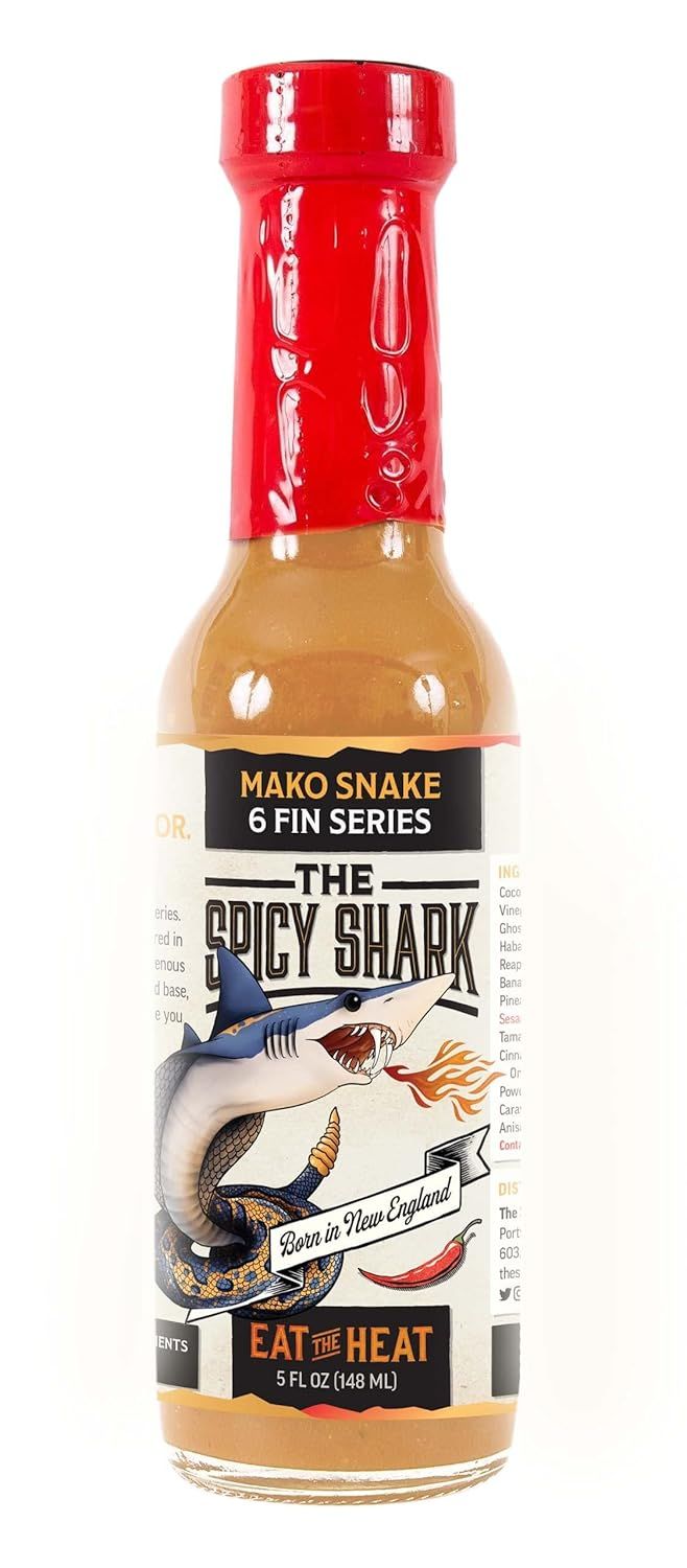 Spicy Shark Mako Snake Hot Sauce